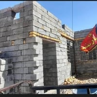النجف • بنيان طابوق • لبخ جص
