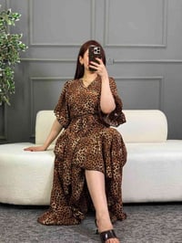 فستان نسائي • خامة كريشة • فري سايز