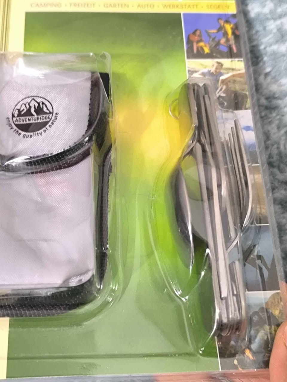 🔥

Campingbesteck (6 کارە)
هەموو شتێک لە یەک ئامێر 👌

🍴 چنگال + چەمچ + چاکو
🍾 کرکێنەر + کۆرکەنزیهر + زیاتر

💪 قورس و باوەڕپێکراو (Stainless Steel)
🧳 لەگەڵ کاڤەر – سووک و هەڵگرتن ئاسان

🎒 باشترین هاوڕێت لە کەمپینگ و شاخەوانی

💰 نرخ: 15,000 دینار
📦 گەیاندن هەیە
📞 ***********

❗ سنووردارە – خێرا داوا بکە أربيل, العراق
