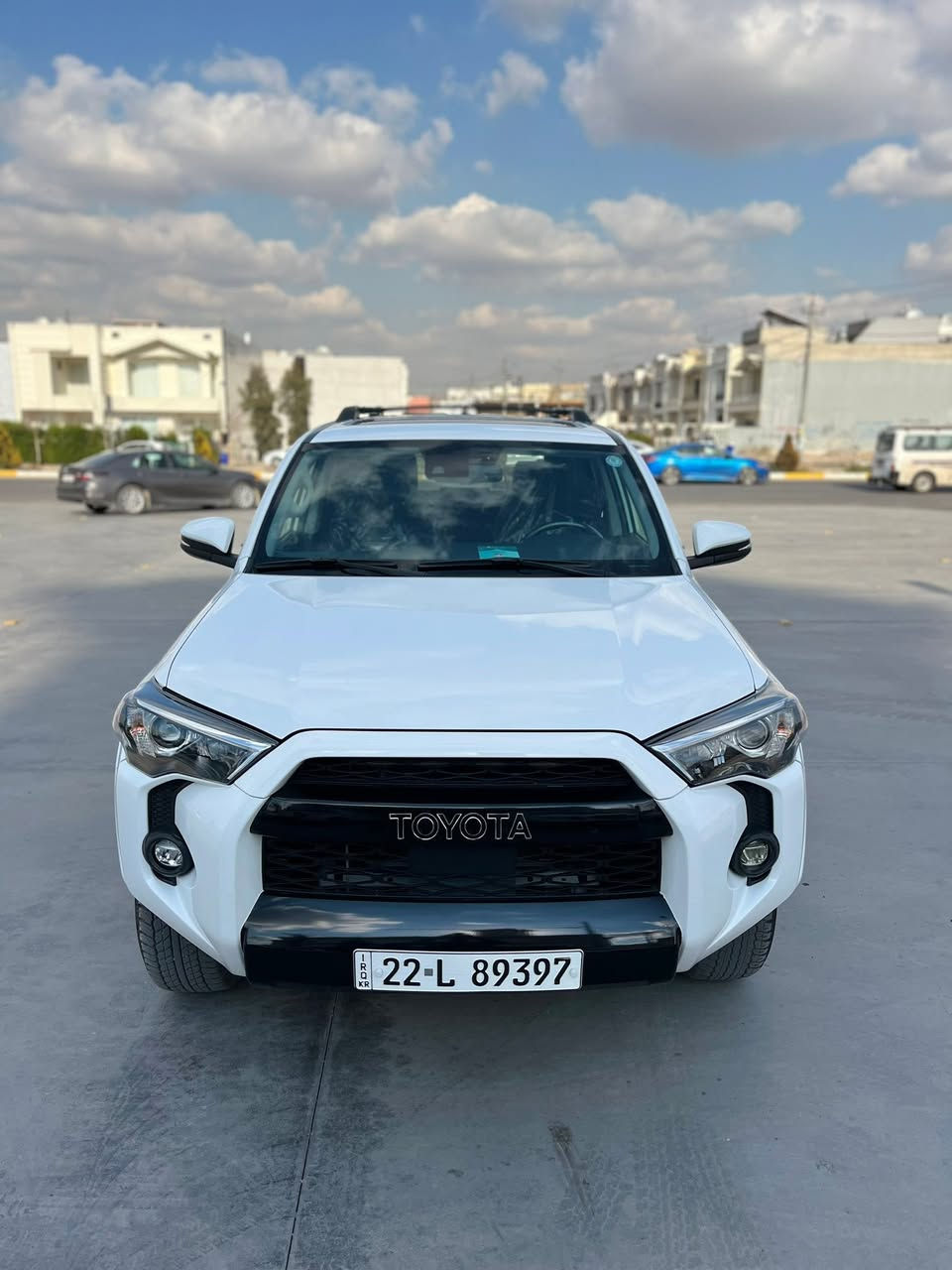 السلام وعليكم 4Runner 2023
صبغ جاملغ امامي فقط  بدون دواخل سيارا جديدة و بدون نواقص 
السعر ٣٤٥ ورقة 
مكانها اربيل 
***********
