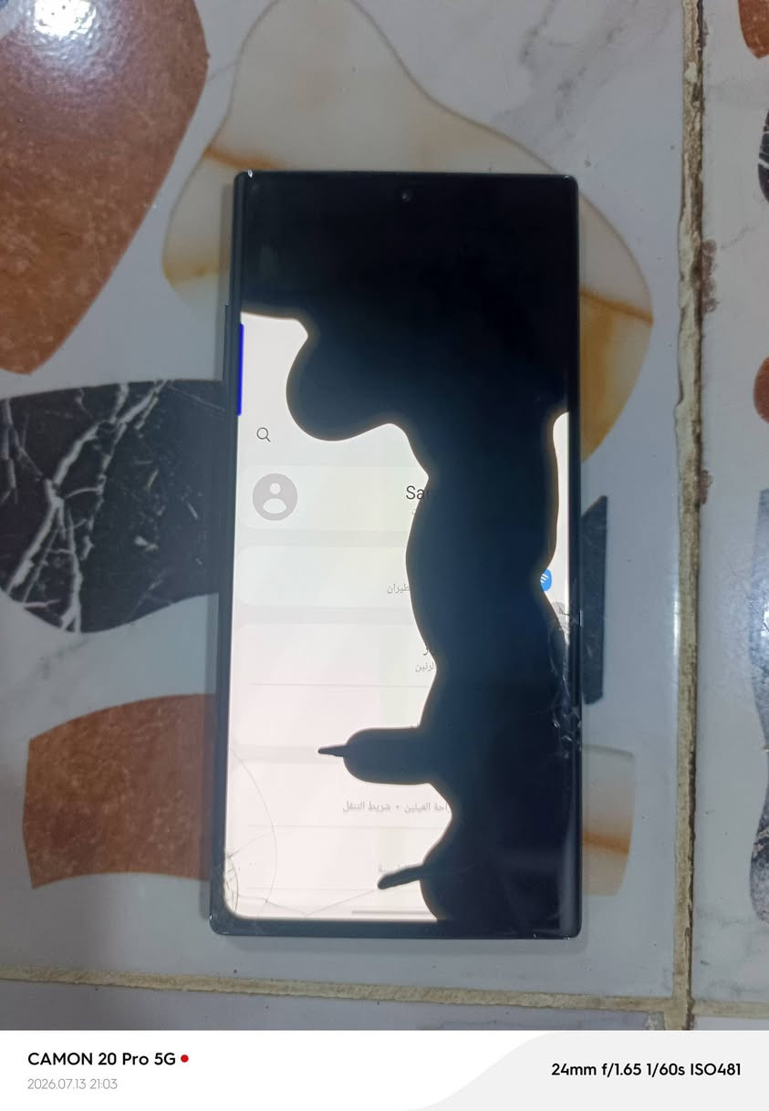 السلام عليكم سامسونج نوت 10 بلاص داكره 256 رام 12 ببجي 60 فريم دبل سيم شرق أوسط موبايل نضيف بس بيها سواد بل شاشه  ***********/‏‪***********‬‏
