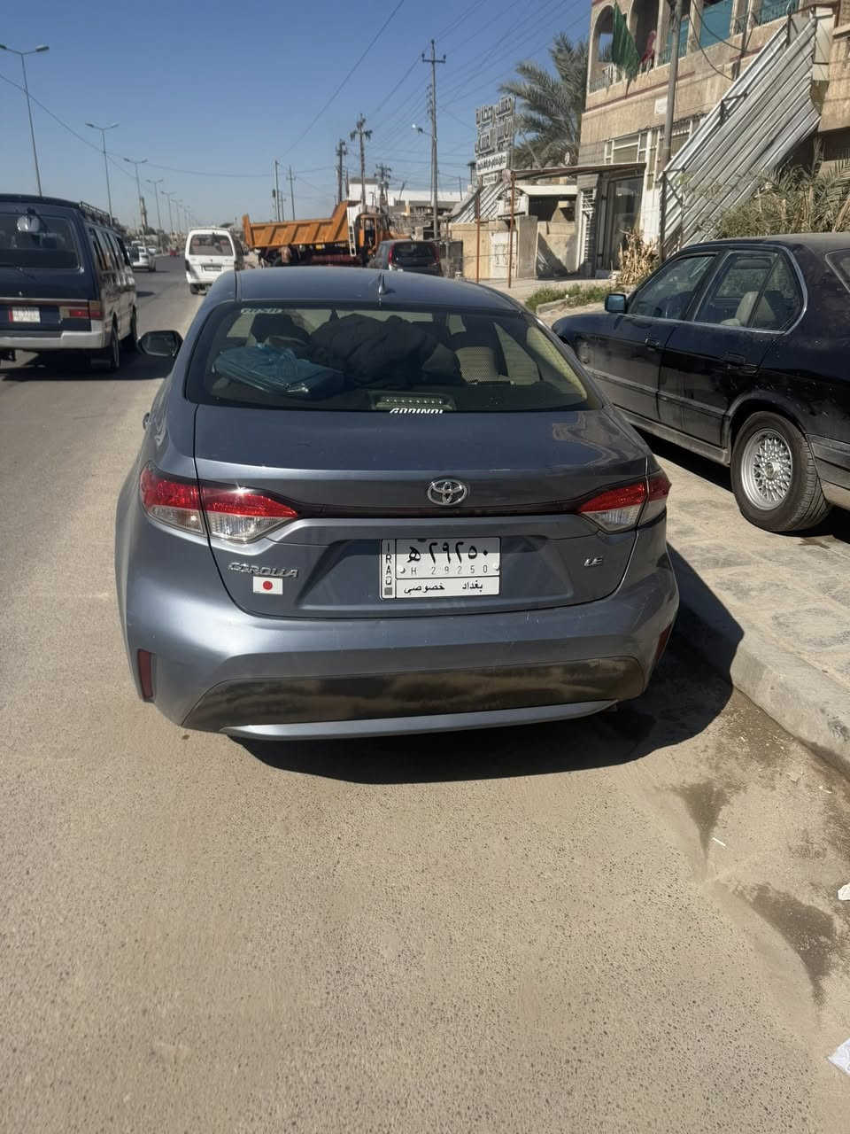 السلام عليكم
كورلا 2020 le 
مواصفات معروفه 
اليسياره حادثها 3 قطع بابين بارد والجاملغ مصبوغ
باتري جديد صدر جديد تخم تاير وتخم ويل جديد 
السياره جاهزه ربع متصرف عليها  السعر 133$ وبيها مجال رقم بغداد باسمي 
مكان السياره بغداد البياع  *********** يوجد واتس اب  غير متواجد عل الفيس
