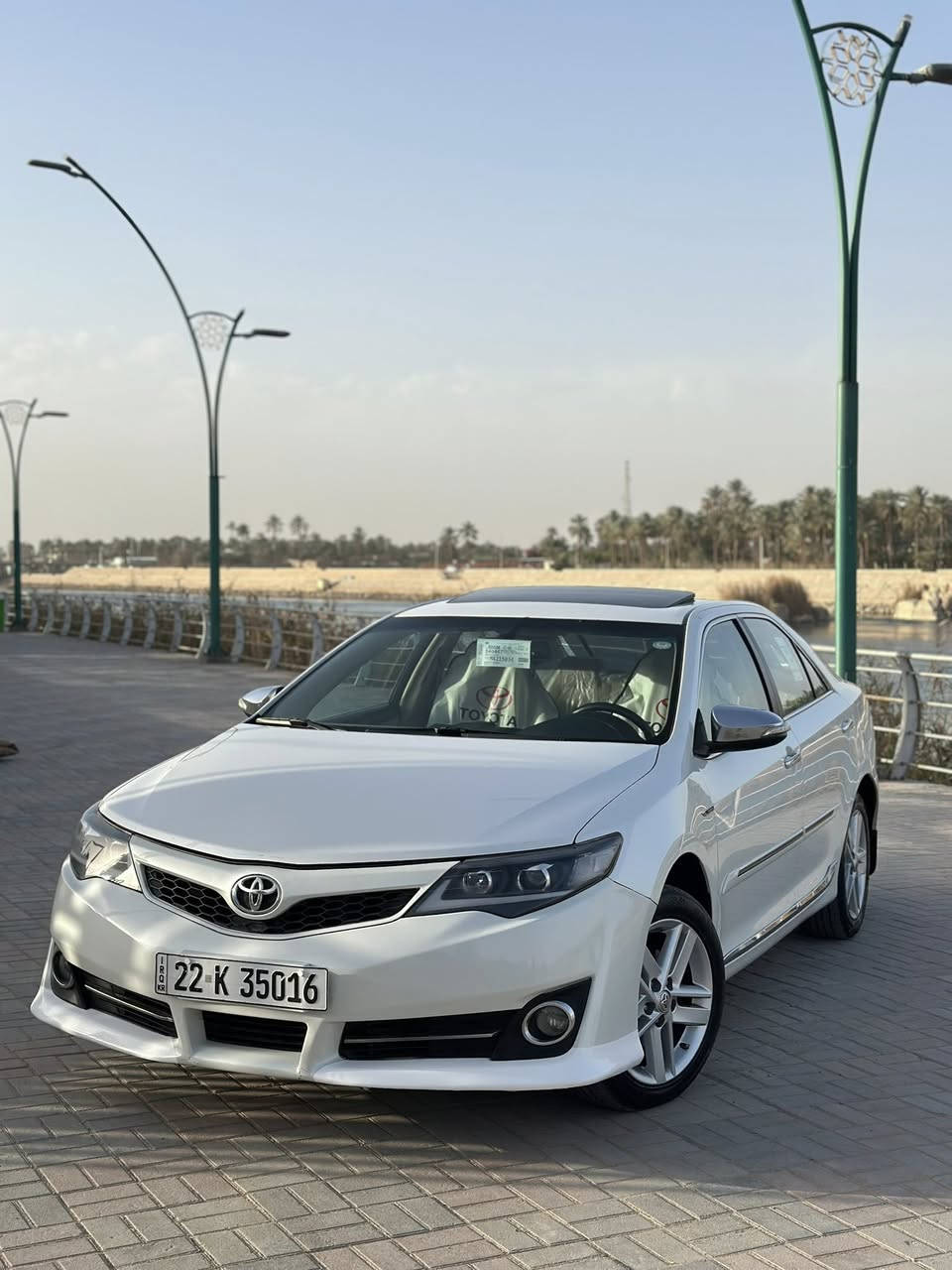 السلام عليكم 
كامري 2014 خليجي مكفوله كفاله عامه عدى بارد بالجاملغ الامامي بسيط السياره جديده مال بيت ماشيه143 الف كير محرك مكفوله رقم اربيل  فوول مواصفات 
1/بصمه ابواب
2/بصمه تشغيل
3/شاشه كبيره
4/كامره خلفيه
5/كشن كهرباء 
6/اناره ترحيب
7/قطعتين تبريد 
8/برده خلفيه كهرباء
9/منضومه زنون 
10/دبل اكزوز 
11/سبايدر بلادي 
12/يدات نيكل 
13/اشاره مري 
السياره حلوه وجديده تخم تاير جديد بالحقيقه احلا من صور  
السعر//167 ورقه وبيها مجال 
للاتصال//*********** //او//***********
