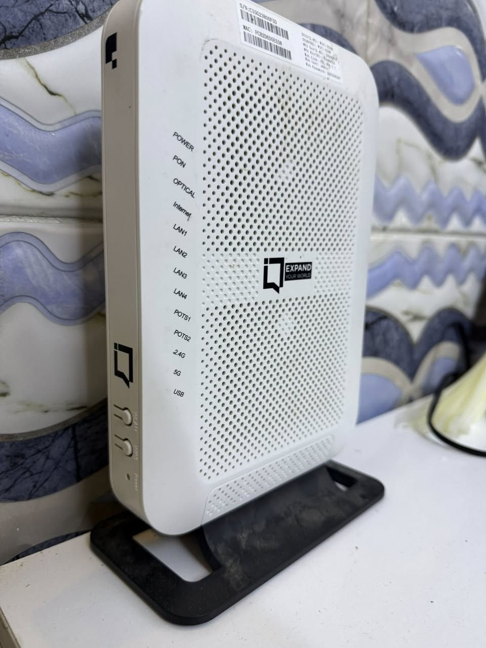 راوتر للبيع جديد استخدام قليل 
سبب البيع انتقال من بسماية 
اخذنا ب50 
ابيعة ب40


**إذا كنت صاحب هذا الإعلان وتريد حذفه لأي سبب، رجاءا أرسل رسالة إلى الدعم الفني**