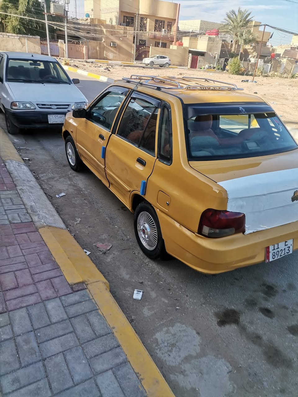 سايبه موديل ١٣ منغولي كير ومحرك وحداديه وتبريد مكفولات السعر ٢٩ وبيه مجال رقم بغداد انكليزي مصفره السياره رقم الموبايل *********** راعية يمي
