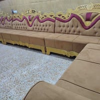 ديوان • قنفات • تخم قنفات • اثاث منزلي • ديوان 20 مقعد • خشب بلوك • اس...