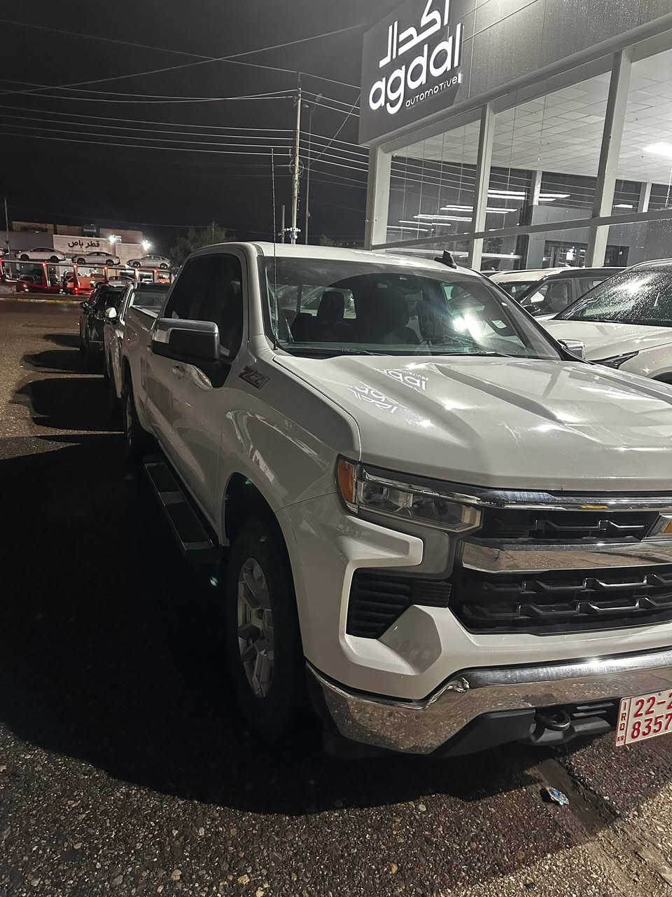 شوفرليت سلفرادو
٨ سلندر
فئة LT
موديل 2024
بيه باب خلف السايق تبديل
ويا شوية صبغ جاملغ خلف الباب
السيارة ماشيه قليل
الموقع: أربيل
للاستفسار:
***********
🔴السعر 💵 علق يوصلك سعر السيارة ✅💸
#شوفرليت_سلفرادو #سلفرادو_2024 #سيارات_اربیل #بيع_وشراء_سيارات #Iraq_cars_kd
