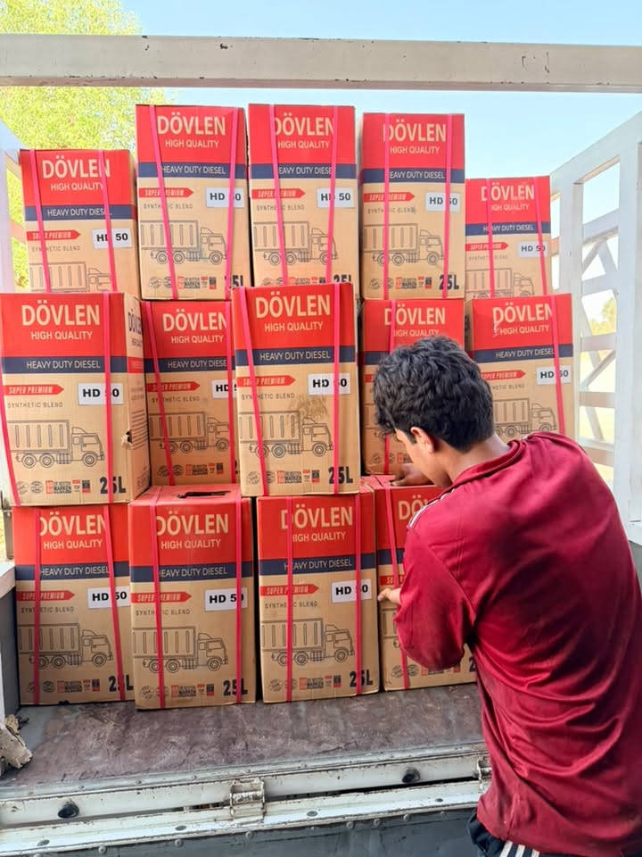 على بركة الله تجهيز مولدات قضاء بعقوبة
زيوت الديزل الارقى DÖVLEN OIL 
ضمان و امان و قوة 🔥
الموزع شركة دبي لتجارة الزيوت والفلاتر
ديالى - خانقين 
***********
***********
#خانقين #ديالى #العراق #دوڤلن
