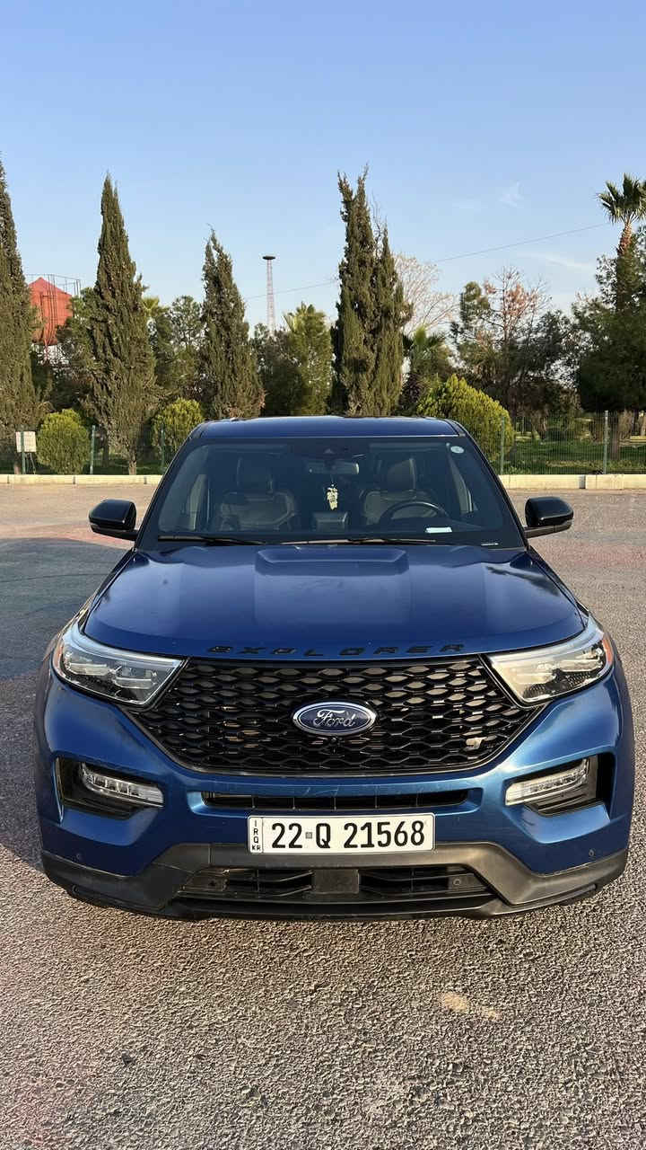 FORD EXPLORER St 2022
المحرك : V6 3.0L Twin Turbo 400HP

السياره ماشيه 16 الف كيلو يعني بعدها زيرو 

السياره فول فول مواصفات 

دفع رباعي 4x4
كاميرا 360 درجه 
رادارات امامي وخلفي وجانبي
تدفئه وتبريد بالمقاعد 
تدفئة بالستيرن 
تحكم وضعيات قياده 
بردات خلفيه بلادي 
شفتات + تحكمات ستيرن 
كشنات جلد وخزن 
اوتو ستارت 
اوتو ستوب 
حساسات اماميه وخلفيه 
بانوراما وفتحة سقف
وبعد بيها هوايه مواصفات 

السياره كلها بشرط كير محرك وصدر وكهربائيات 

السياره رقم اربيل جديد وهزه وسنويه وباسمي 

السياره وارد كندي بدون حادث شرط قفط الجاملغات الاماميه والبنيد سرقه وشرط الفحص بدون اي حادث بدون ايرباك 

السعر 270 وبي مجال بسيط 
مكان السياره اربيل 
للاستفسار ***********     ***********
