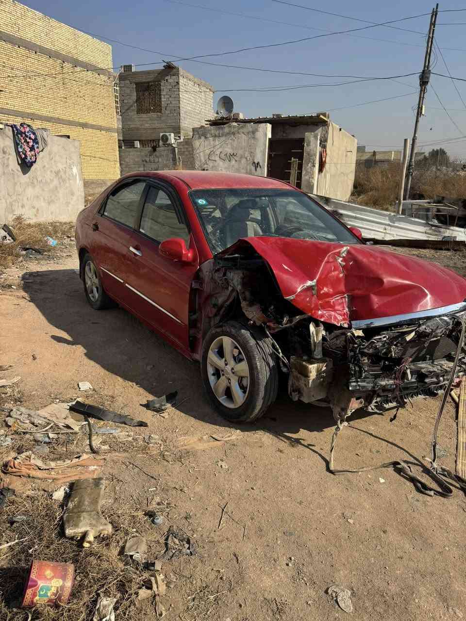 السلام عليكم
البيع كيه سيراتو خليجي 

موديل 2007رقم أنبار إنكليزي 

محرك 1600دوش 

سياره بيها حادث ابيع عله حادثها 

مكاني بغداد جكوك قرب البوابه مال الكاظميه

السعر 47$مجال قليل حك الجيه تفاصيل اكثر اتصال 

***********
