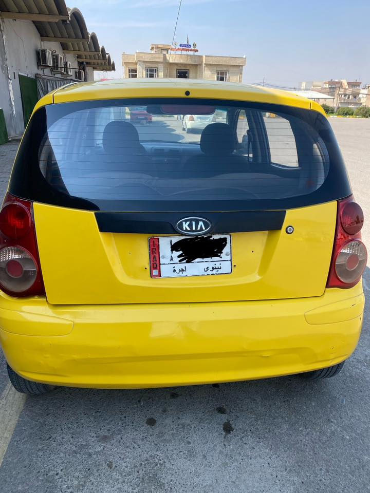 السلام عليكم 
بيكانتو 2010 وارد خليجي بلادي توماتيك رقم نينوى هيئه وغرامات صفر بيها طخه بل جاملغ الخلفي بدون دواخل 
للاستفسار***********
