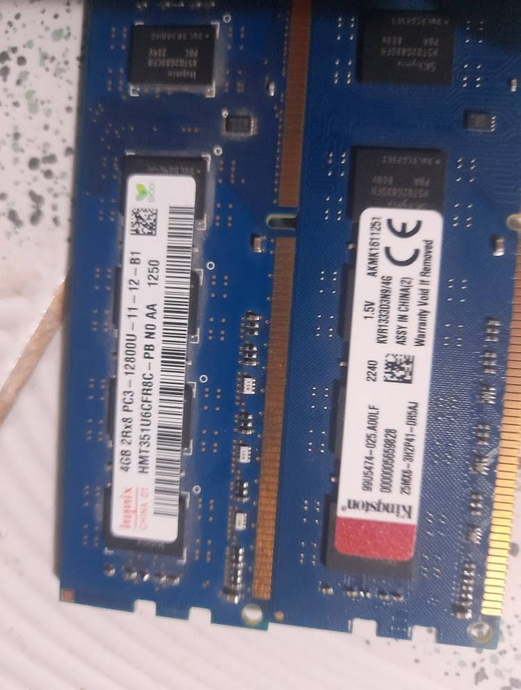 سلام عليكم شباب رامات ddr3 4+4.  المجموع 8GB
سعرهن ٣٠ الف قفل جدا نضيفات توصيل ماكو توصيل ماعندي
عنوان بابل قضاء الهاشميه *********** هاشمية, بابل
