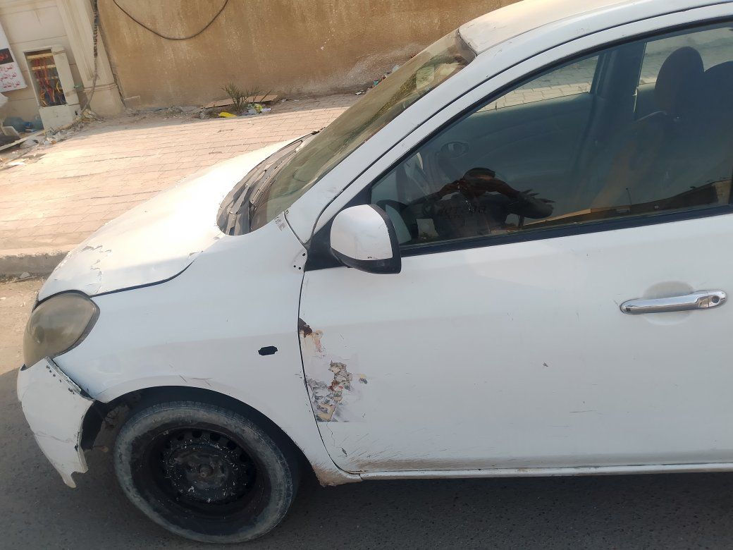 ادوات 🛠يعني كلك 
سلام عليكم نيسان سني موديل14 مضروبه بجم ومثل ما موضح بالصور ضربات بيه ابيع كفاله سرقه وعشاىر فقط سعر 30 بيه مجال عنوان بغداد 
***********
