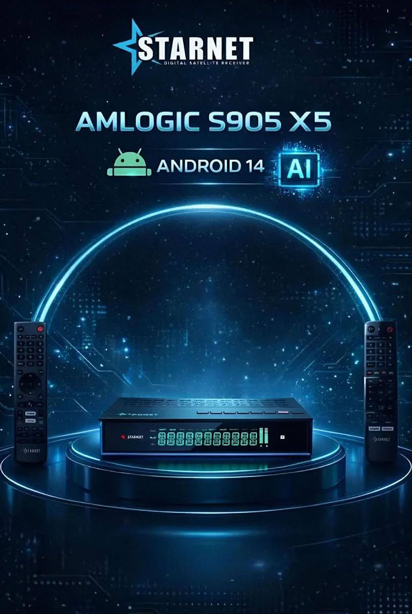 📡✨ متوفر الآن لدى معرض النرجس للستلايت ✨📡
وصل وبقوة… الجهاز اللي قلب الموازين 🔥⚡
إبداع جديد من Star Net 🚀
حصرياً وقبل الكل 👑
🔥 Star Net Twin 5000 – 4EVER Edition 🔥
أحدث وأقوى إصدار فوريفر بمواصفات جبّارة تخليك بمرحلة ثانية من الأداء 🌍💎
فخامة تصنيع + قوة معالجة + ثبات أسطوري 🪐
━━━━━━━━━━━━━━━━━━
🧠 القوة تبدأ من الداخل
⚡ المعالج: Amlogic S905X5
🔹 4× ARM Cortex-A55 @ 2.8GHz
🔹 GPU Mali-G310 بسرعة 1000MHz
🔹 تقنية AI Upscaling لتحسين جودة الصورة
🔹 Neural Rendering لعرض أذكى وأنقى
━━━━━━━━━━━━━━━━━━
💾 الذاكرة والأداء
✔️ RAM 4GB LPDDR4
✔️ تخزين داخلي 64GB eMMC
✔️ دعم كارت ميموري عالي السرعة
✔️ Boost للألعاب + نظام QMS لثبات الصورة
━━━━━━━━━━━━━━━━━━
📺 الصورة والصوت
🎥 تشغيل 8K / 4K UHD / 10-Bit
🔊 صوت Dolby Audio نقي وواضح
📡 تشغيل قناتين بنفس الوقت (PIP)
📊 ذاكرة تحفظ أكثر من 20,000 قناة
━━━━━━━━━━━━━━━━━━
🌐 الاتصال والتقنيات
📶 Wi-Fi ثنائي 2.4GHz / 5GHz
🔵 Bluetooth 6.0
⚡ HDMI 2.1
🔌 LAN سرعة عالية وثبات قوي
🛰️ Tuner S2X Multi-Stream
━━━━━━━━━━━━━━━━━━
🎮 التحكم والراحة
🎙️ أوامر صوتية ذكية
🕹️ عدد 2 ريموت بلوتوث احترافي
📺 شاشة ديجيتال لعرض اسم القناة
━━━━━━━━━━━━━━━━━━
📂 الصيغ والتطبيقات
✔️ دعم m3u / m3u8
✔️ تشغيل التطبيقات مثل Netflix – YouTube – Facebook
━━━━━━━━━━━━━━━━━━
🎁 الاشتراكات المرفقة 🔥
📡 الشيرينج
✔️ Forever Max – 24 شهر
✔️ Jossat Bundle – مفتوح
📺 IPTV (3 سنوات لعدة باقات)
Nova – Marvel – X – Mega – Dragon – Maven – Balance – Cobra – Joy – Cute
🔊 الصوتيات
✔️ Forever – 24 شهر
✔️ Jossat / Zoom – مفتوح
✔️ Nova – مجاني
💬 الترجمات
✔️ Forever – 24 شهر
✔️ Jossat – مدى الحياة
━━━━━━━━━━━━━━━━━━
📦 محتويات العلبة
🎮 2 ريموت بلوتوث صوتي
🖱️ ماوس وايرلس هدية 🎁
🔌 وصلة HDMI 4K
⚡ أدابتور 12V
🔋 بطاريات
━━━━━━━━━━━━━━━━━━
🔥 جهاز يجمع الأداء + القوة + الثبات في قطعة وحدة 🔥
📦 توصيل متوفر إلى جميع محافظات العراق 🇮🇶
📲 للحجز والاستفسار حصراً عبر الخاص أو الاتصال على الرقم المتوفر لديكم 📞

https://wa.me/7712524420
