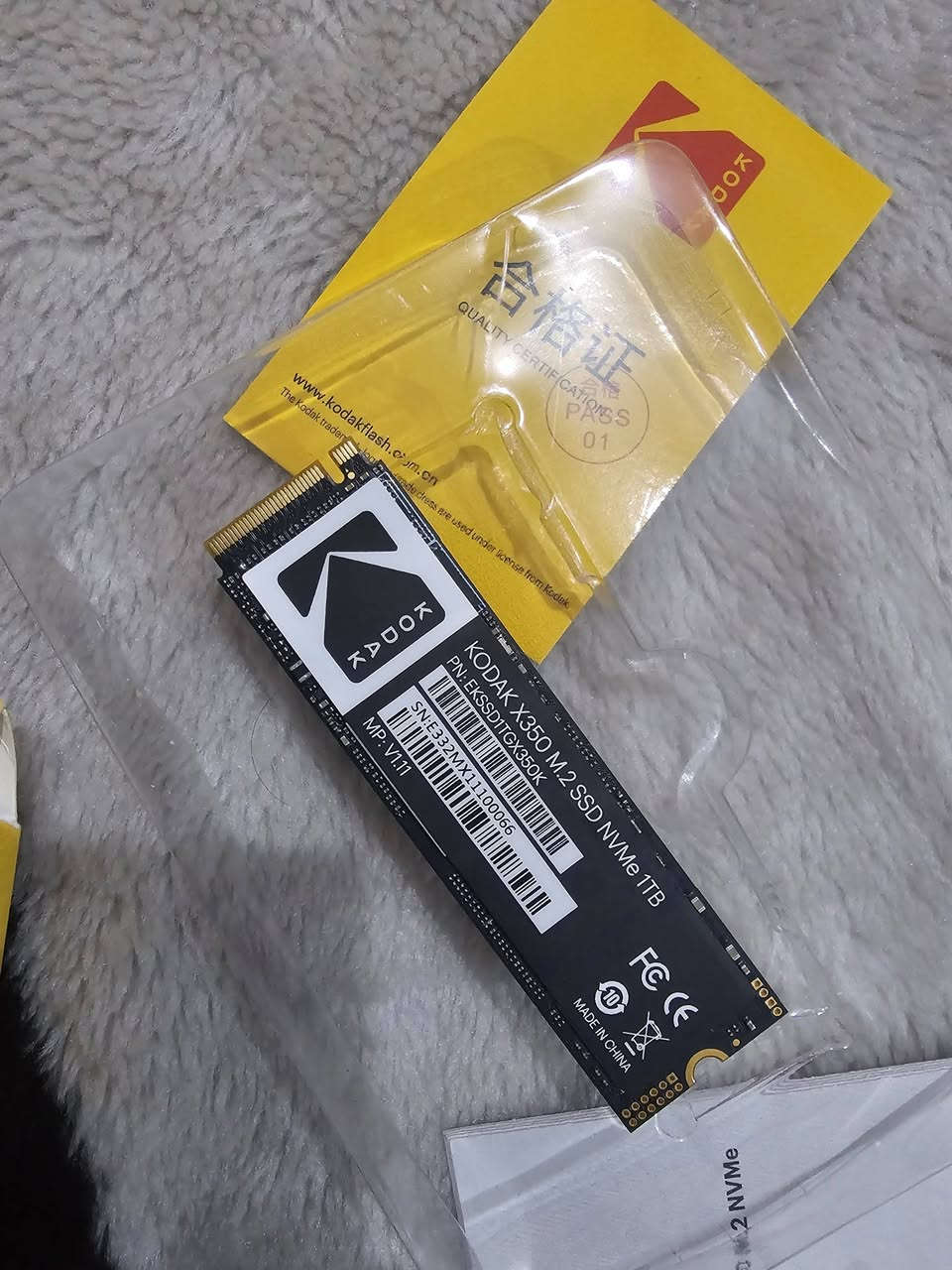 هارد SSD M2
1000كيكا شرط الشغل جديد غير مستخدم 
مكاني حله بابل اكو توصيل السعر ٥٠ الف


**إذا كنت صاحب هذا الإعلان وتريد حذفه لأي سبب، رجاءا أرسل رسالة إلى الدعم الفني**