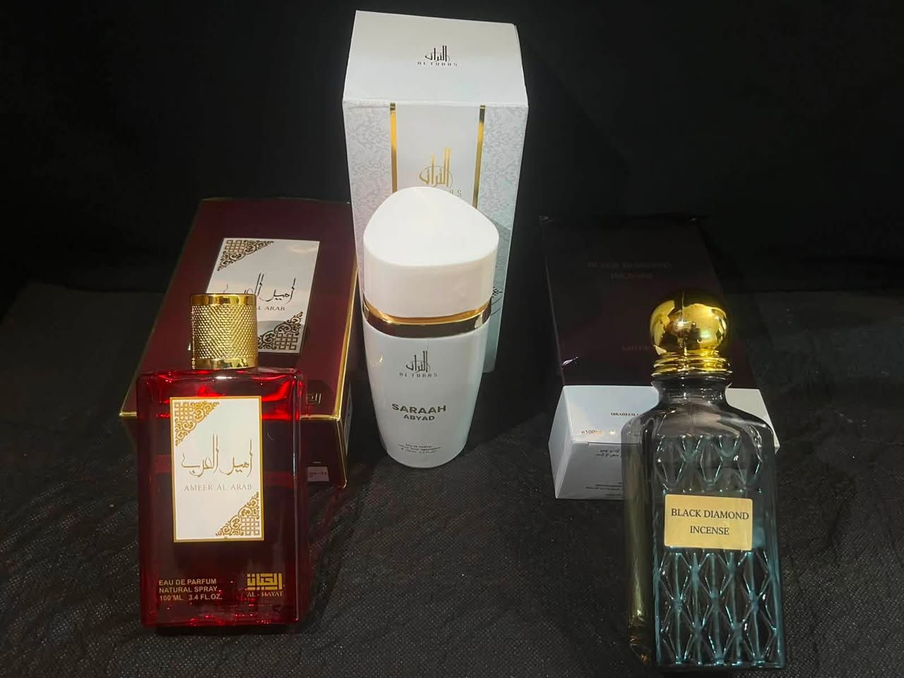 السلام عليكم توفرت العطور الموجوده ويتوفر توصيل مجاني العطور ثباتيه وفوحان درجة اولا رجالي +نسائي ومتوفرا بكجات ومتوفر فقط مفرد العطور الاستفسار علئ الاسعار مراسلة واتساب صفحة لبيج ***********..اسعار جيدة وكل عطر وسعره
