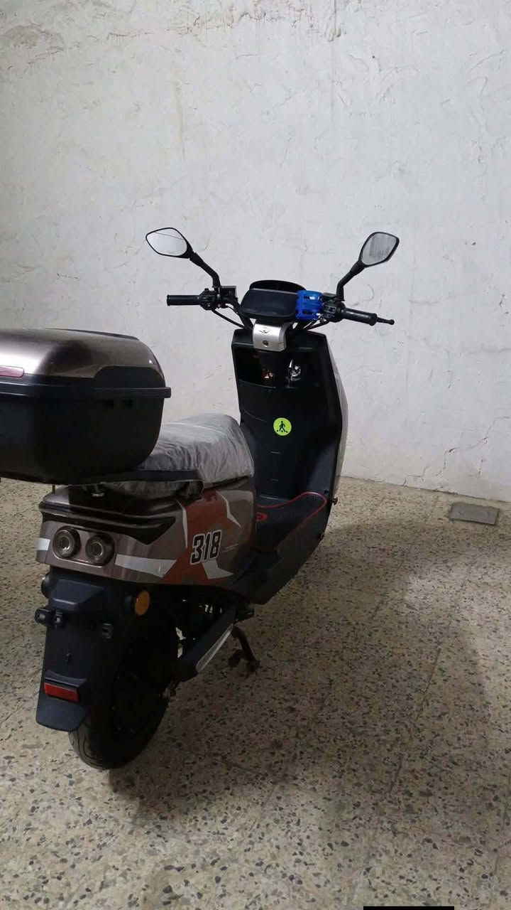🔺دراجه 318 موديل 2025🔻

⚠️☣️ المواصفات 🏍️
✔️محرك عملاق حقيقي 2000واط س

✔️🔋🪫6 بطاريات دبل شرط على الفحص 

✔️ ميزة تحكم بالسرعات 4/ 1/2/3/ سرعه 99 حقيقي 
✔️كشافات أمامية  دائرية بإضاءة فائقة

 🔒قفل سرعة لتثبيت القيادة 

🅱️بريك هايدروليك ديسك أمامي وخلفي

📢 هورن + منفذ شحن للموبايل + جيب للهاتف

🔦أضواء LED أمامية وخلفية + رماش عالي + إشارة رباعية

🛏️ مقعد جلد مريح + صندوق تخزين تحت الكشن صندوق خلفي 

✔️دبلات أمامية و خلفيه مكاني موصل الايمن 

💵السعر💲 600 وبيه مجال رقم الهاتف📞 ***********
