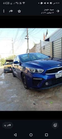 كيا فورتي موديل 21 حادث داير الجاملغ الخلفي والباب فقط والباقي مكفول م...