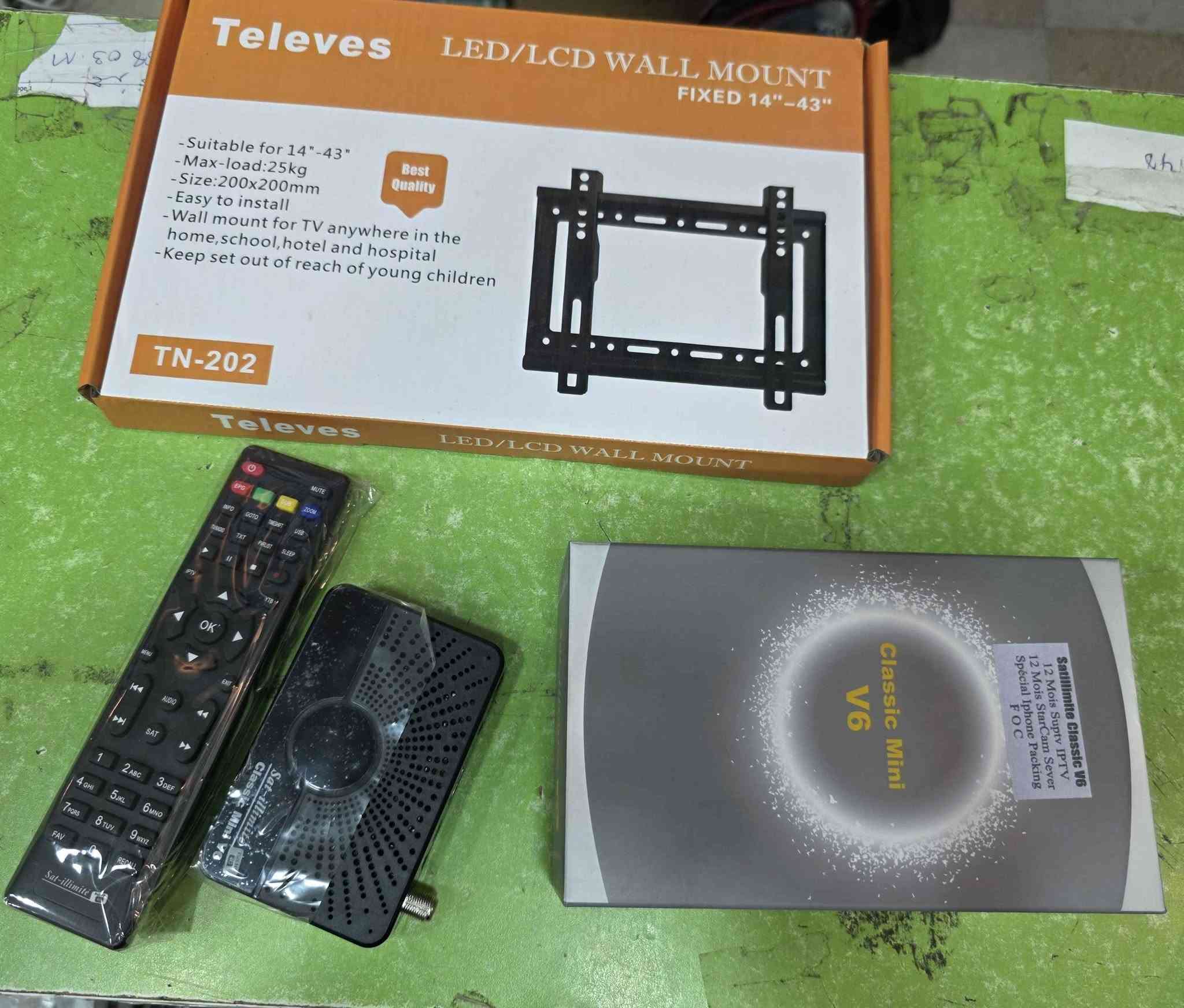 🔥 فرصة ما تتفوتش: تلفاز كامل + تجهيز جاهز للاستعمال مباشرة!
✨ محتويات الباك:
📺 تلفاز KIOWA 32 بوصة HD صورة واضحة وألوان مليحة
📡 ديما مدمج (يوتيوب + قنوات + حسب الإعداد)
🧱 حامل حائط قوي ومجاني
🔌 منافذ HDMI / USB لتوصيل كل الأجهزة
⚡ استهلاك اقتصادي للكهرباء
🚀 علاش هذا العرض مميز؟ ✔ كل شيء جاهز بدون تعقيد
✔ جودة صورة مليحة للماتشات والأفلام
✔ تصميم عصري يناسب أي غرفة
✔ سعر اقتصادي مقارنة بالمميزاتPACK TV kiowa 32p +demo+ support برج البحري, الدار البيضاء


**إذا كنت صاحب هذا الإعلان وتريد حذفه لأي سبب، رجاءا أرسل رسالة إلى الدعم الفني**
