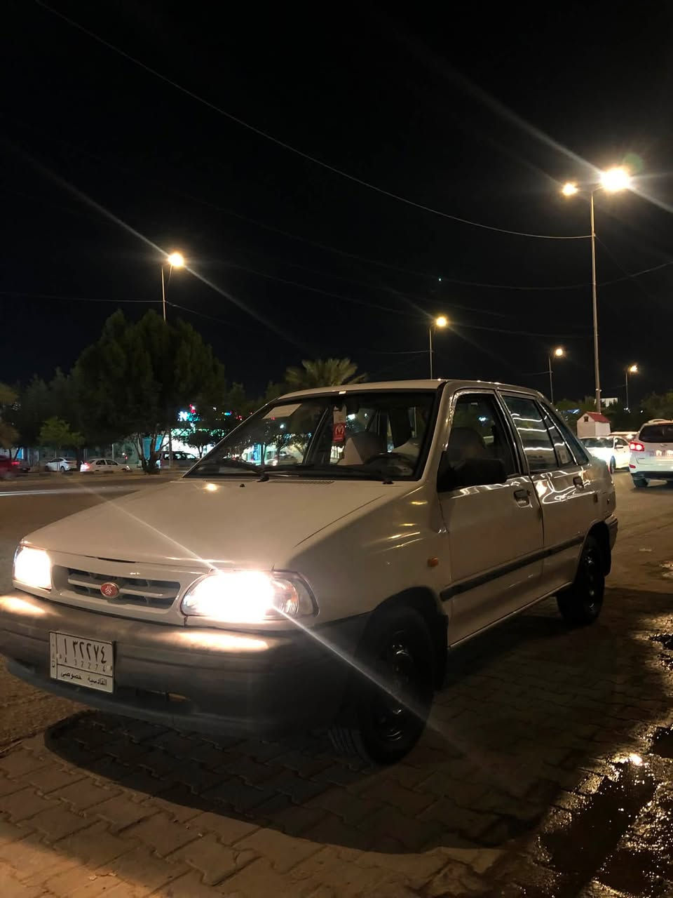 السلام عليكم

سايبا لبيع موديل(14)
رقم قادسيه🚗
بيها فقط جاملغ جهة السايق
كيرها حلو بيها بخار قليل وراعيها ب دوانيه واني مكاني بنجف
#النجف الاشرف 
***********
ما متواجد واتساب
