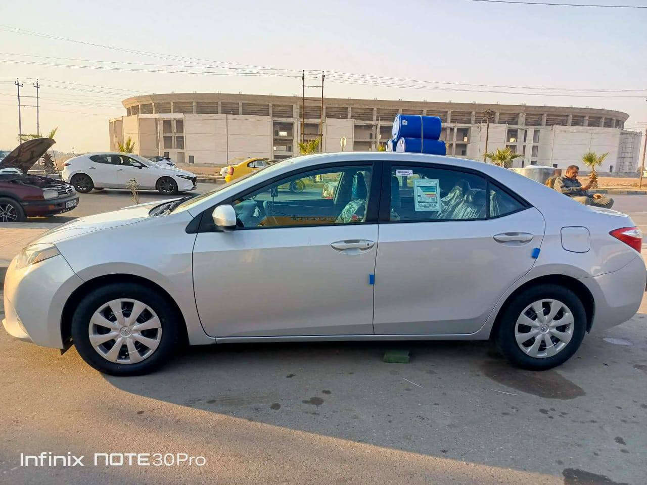 سياره كورلا
موديل 2016
ضرر بابين مبدل اصلي اليمين 
رقم جديد و هزه جديده باسمي 
السعر 132 وبيها مجال 
رقم 📱***********
