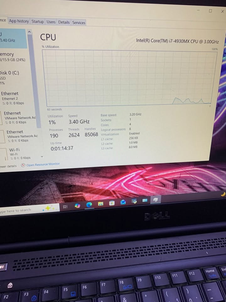 محطة متنقله الوحش dell presetion m4800🔥بيع او مراوس وانطي فرق حسب النوع .
.
انتبه فئة المعالج MX مقارن بالجيل السابع من HQ MQ
.
المعالج (CPU): Intel Core i7-4930MX (معالج قوي جداً من فئة Extreme Edition بـ 4 نواة و 8 مسارات، وبسرعة أساسية تصل لـ 3.20 GHz وتوصل كسر سرعة لـ 3.90 GHz).
 الذاكرة العشوائية (RAM): 16 GB DDR3 (بتردد 1600 MHz، ومستغل الـ 4 شقوق بالكامل 4 of 4).

 الهارد (SSD): SSD بسعة 512 GB (موديل P3-512 يعطي سرعة إقلاع واستجابة ممتازة للنظام). وياخذ بعد هاردات عدد2 اضافيات 

 كارت الشاشة المدمج: Intel HD Graphics 4600.
 كارت الشاشة المنفصل (GPU): AMD Radeon R9 
M200X Series
مجموع كارتات الشاشه 12
نظافه100%
بطاريه جديده
كامل الملحقات
كيبورد ضوئي كيبورد عربي انكليزي
صوت استيريو
ايشغل برامج التصاميم وبرامج الهندسه والالعاب المتوسطه الى ثقيله بفريمات ممتازه
.
السعر 310 بي مجال للشراي
توصيل غير متوفر عنواني بغداد الدورة
للأستفسار ***********
رجاء ما عجبك اترك كلمه طيبه
