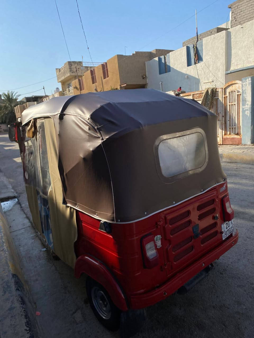 تكتك 2018 بشهر 12 جاهزه كبل للشارع مرقم باسمي انكليزي محرك 20 مجفت السعر 5000  ملايين مكاني بعقوبة التحرير
الرقم ***********
