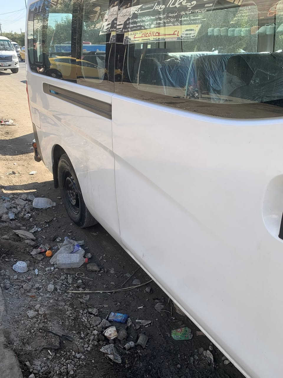 السلام عليكم سياره نسيان يورفان مديل ٢٠١٩ رقم شمالي مكفوله كفاله عامه فقط بارد بس بلباب دوشمه كامله خير من الله تبريد محور مكينه جديده عنوان  بغداد الحسينيه الراشديه رقم الهاتف ***********
