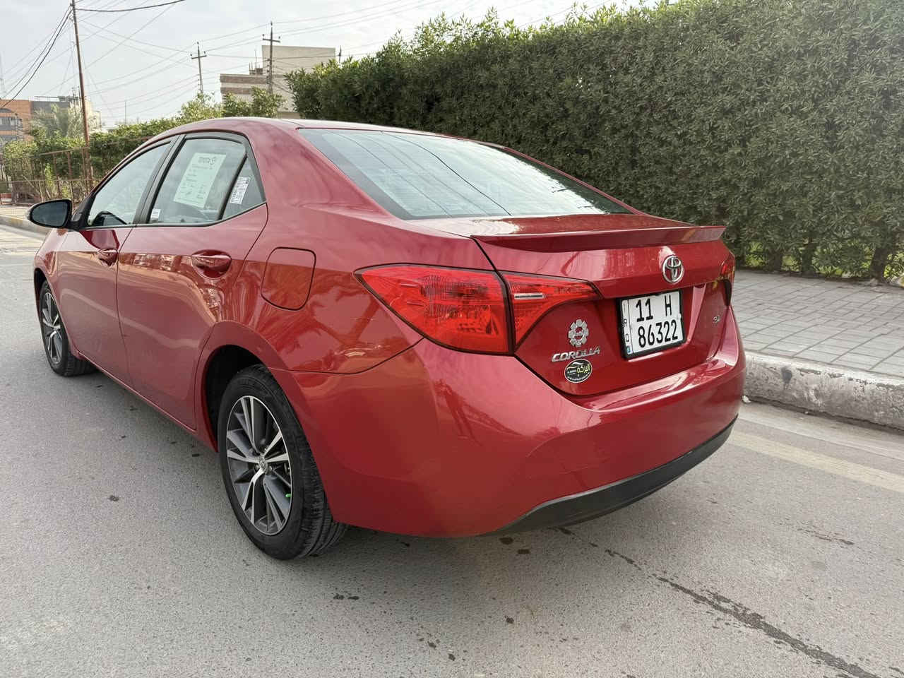 سلام عليكم موديل ٢٠١٧ ماشيه ١١٠ بيه صبغ اربع قطع اثر جراد سياره حلوه وجاهزه تخم تاير صدر جديد مواصفاتSE رقم جديد هزه جديده علوان بغداد  *********** سعر ١٣٥ وبيه مجال
