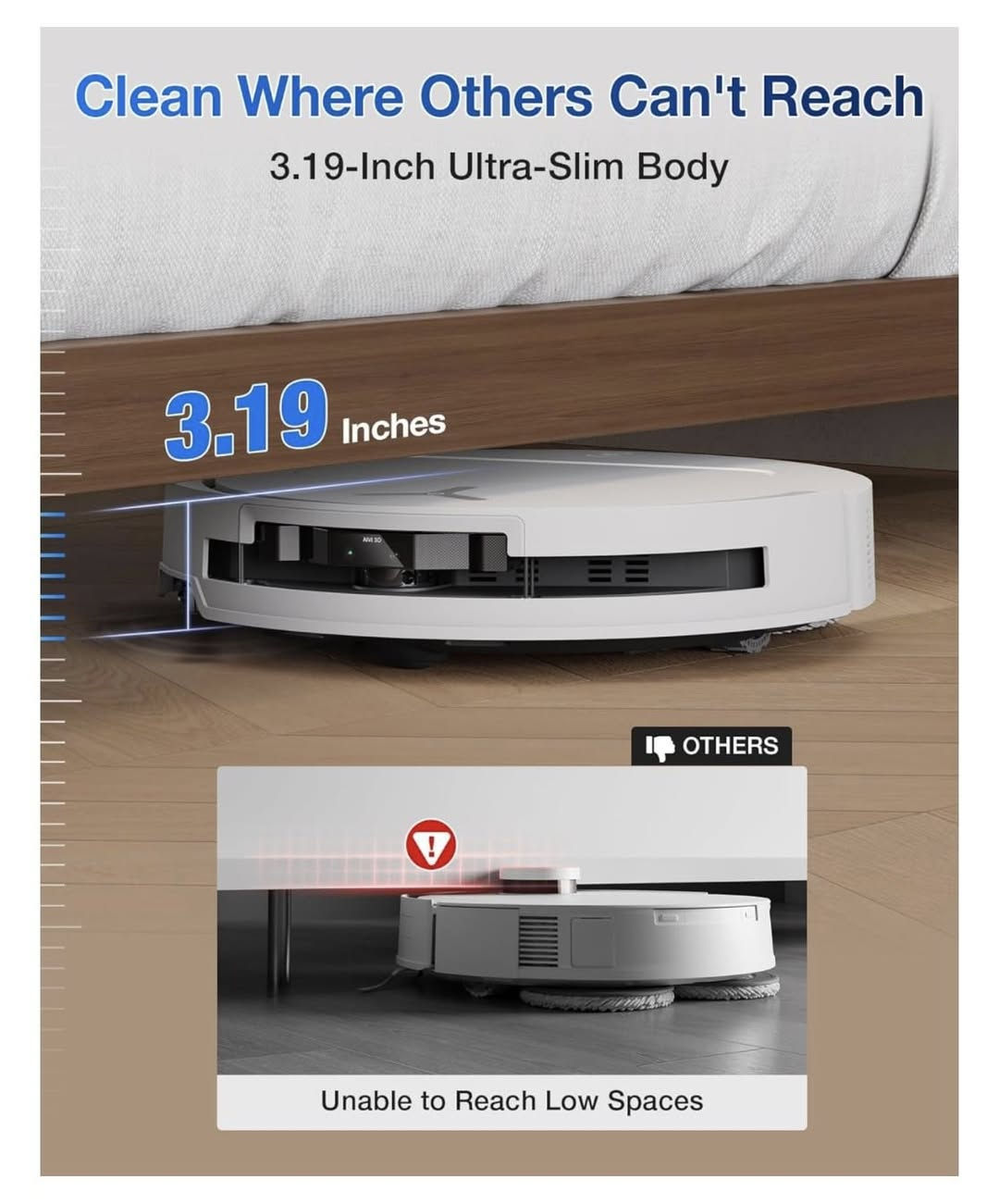 متوفر من امازون ماركة ECOVACS 💐

مكنسة إيكوفاكس ديبوت T50 برو الروبوتية متعددة الاستخدامات للتنظيف والمسح، تصميم فائق النحافة 3.19 بوصة، 
قوة شفط 15000 باسكال، تقنية ZeroTangle 2.0، تنظيف حواف TruEdge، 
تقنية AIVI ثلاثية الأبعاد لتجنب العوائق، 
غسل وتجفيف تلقائي للممسحة، 
تفريغ ذاتي، 
لون أبيض

جديدة لوك غير مستعمل
لمعرفة السعر التواصل بالخاص 💐


**إذا كنت صاحب هذا الإعلان وتريد حذفه لأي سبب، رجاءا أرسل رسالة إلى الدعم الفني**