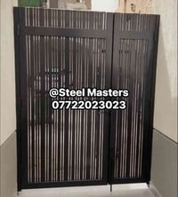 🛑نقدا & بالتقسيط  ورشة Steel Masters لأعمال الحدادة   تنفيذ وتوريد باب...