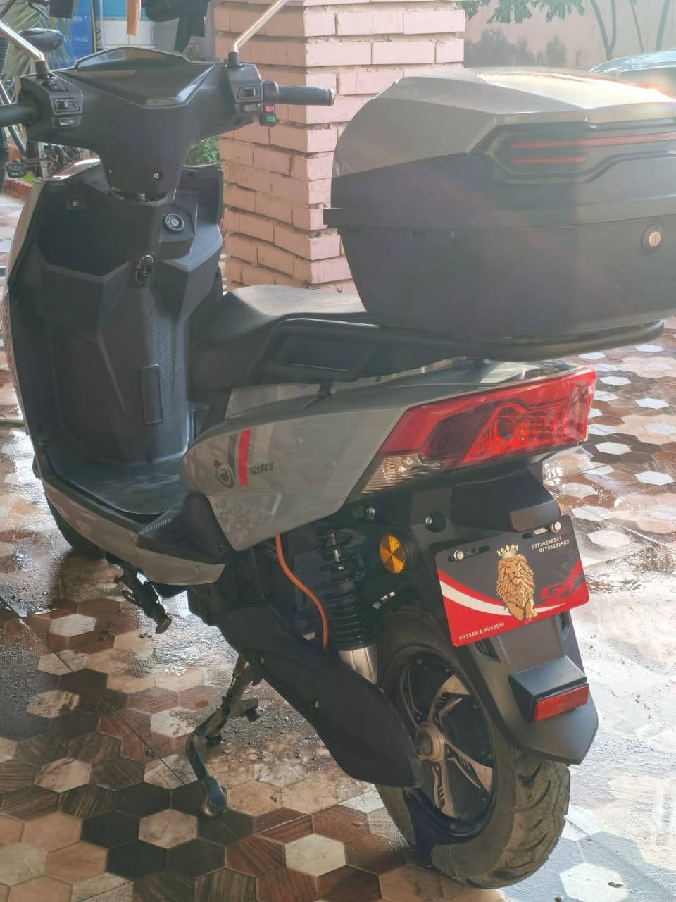 للبيع استعمال شهرين خمس بطاريات دراجة خير من الله 
الدراجة بيهة بگگ 
السعر 625الف وبيهة مجال 
مكاني شهربان ***********
