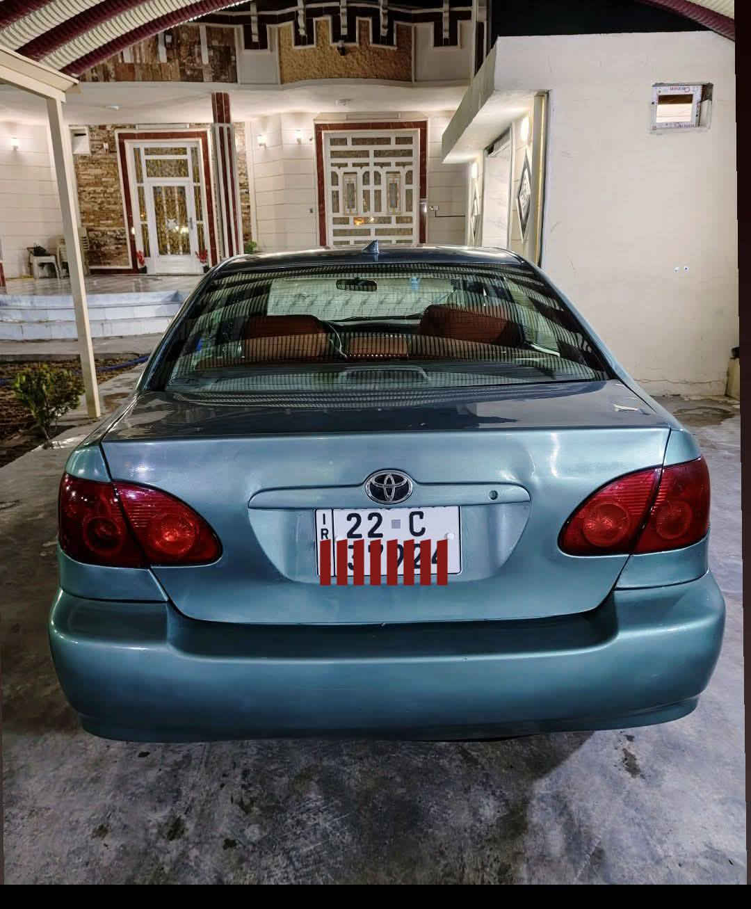 السلام عليكم
للبيع بسعر  80 ورقه وبي مجال بسيط 
كورلا  نحله
موديل2005
صبغ عام جماليه حادث بجاملغ الخلفي فقط 
سياره ماشيه164حقيقي 
تبريد تدفئه شرط 
كامرا +شاشه أيباد 
داخل صاج 
ارضيه جلد 
دوشمه 
كير شرط 
محرك 1800شرط 
صدر أمامي خلفي شرط 
داخل مغلف بلكامل 
رقم اربيل 
هزه لغايه 2026  شهر5
سنويه لغايه2030 باسمي 
سياره جاهزه من كلشي مال بيت 
مكاني تكريت او بيجي 
الاتصال***********
وات ساب***********
حياكم الله
