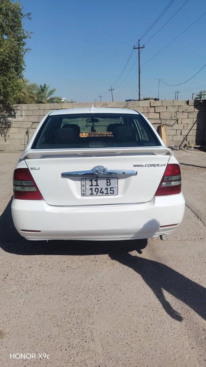 كورولا 2004
رقم بغداد مشروع وطني
مواصفات XLi
صبغ حزام بدون ضررر
سنويه لل2030
تبريد شغال
السعر 73وبيها مجال
العنوان سامراء
***********

