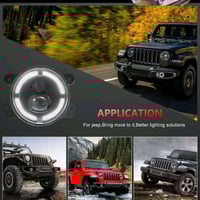 عدسة بروجكتور • جيب رانجلر • اشارة اصفر