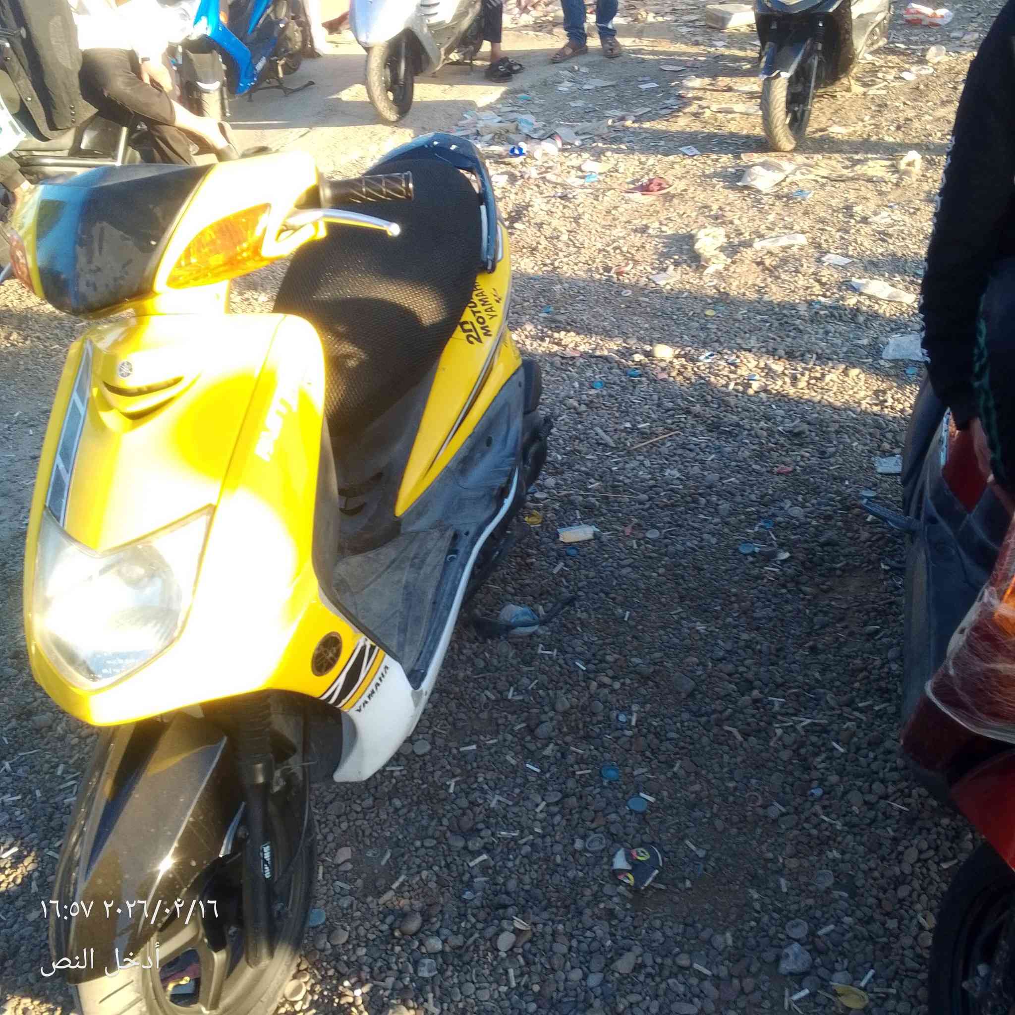 السلام عليكم من رخصت الادمن دراجة سكنز نثيه ياباني للبيع 110 خمسينيه دراجه كفاله عامه  كابريته مو نوزل كهربائيات كله شغاله ستان كهربائي دراجه رمبه مناقصه اي شيء خير من الله ماتوكفك ابد سعر 750 الف وبيه مجال بسيط حك الجيه مكاني بغداد الشعله *********** للاستفسار
