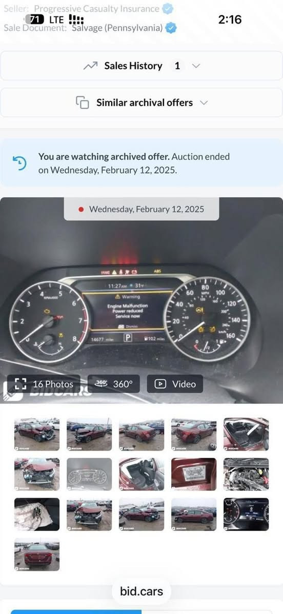 نيسان سنترا
✅موديل 2024 

✅لون ماروني

✅ماشي 21 الف 

✅بصمه 

✅ستيرن هيتر و كشنات هيتر 

✅مواصفات SV بلاص 

✅ضرر فقط بوليند بدون دواخل 

✅رقم دهوك هزه فحص ارقام كلها جديدة

✅مكان سيارة بدهوك 

✅للاستفسار اتصل ع ارقام تاليه 

***********✅

***********✅
