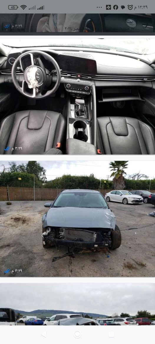 السلام عليكم. للبيع النترا هايبرد 2022  امريكي . بيها نواقص بسيطه و سعرها مناسب صور الحادث بالمنشور  *********** مكان السياره الصالحيه رايدها 125 $
