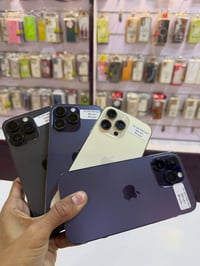 ايفون 14 برو ماكس. شرق اوسط ذاكره 256 مع وصل ضمان. 🛑بطاريه عاليه%‎ جها...