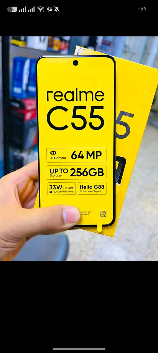 للبيع جهاز ريلمي 55c
مستعمل بس نضيف حيل شرط مامفتوح.....


**إذا كنت صاحب هذا الإعلان وتريد حذفه لأي سبب، رجاءا أرسل رسالة إلى الدعم الفني**