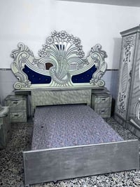 ٦٥٠غرفه اخشاب ست بوب صبغ حراري جديده بعدها زاويتها كنتوريه مكاني بغداد...