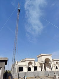 تم تنصيب اريد 21 متر متوفر برج حديد 18 متر سكاتر عدد ثلاثه دشات عدد اث...