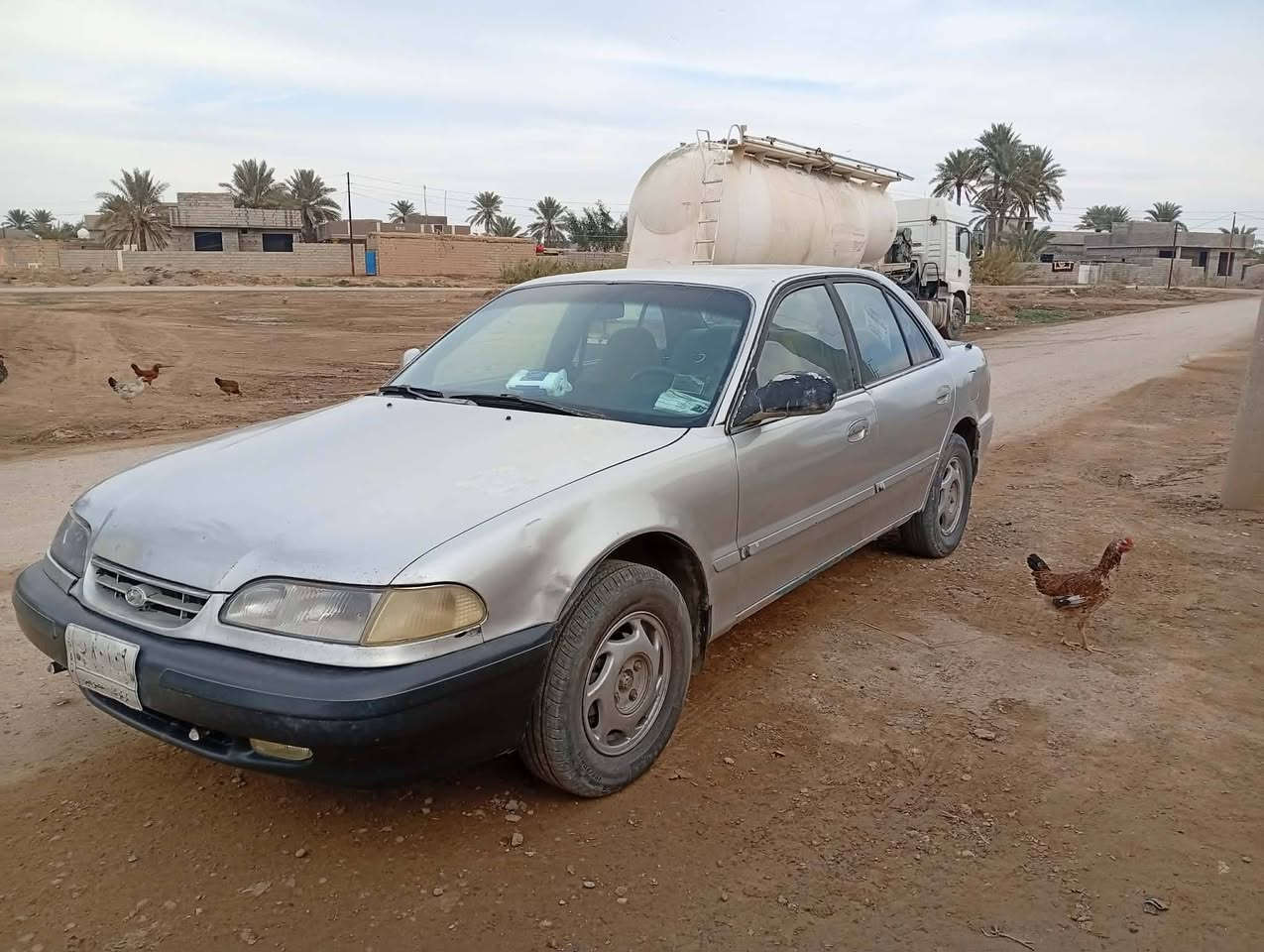 سوناتا موديل 95 محرك الفين كير حاويه قبل شهر مشدود حداديه الصدر الخلفي زين والامامي نص عمر  رقم كركوك المحرك بيه صرف قليل اي استفسار هذا رقم صاحب السياره ***********
