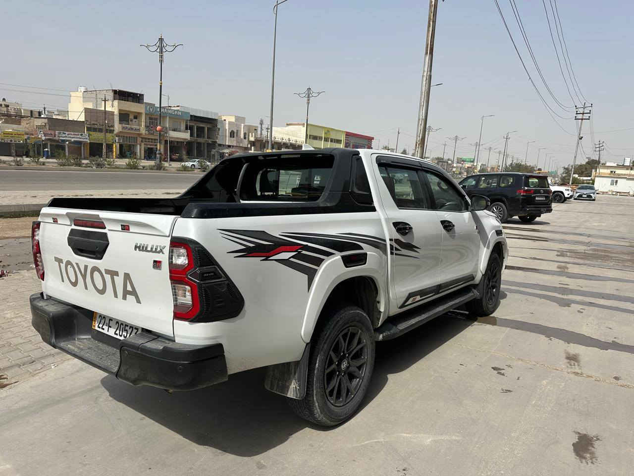 للبيع تيوتا هايلوكس موديل 23 كفالة
فقط بارد بسيط موضح بسونار داخل المنشور 

مواصفات GR

بصمة تشغيل

شاشة كامرة

فور ويل

معروفه مواصفات ال GR

ماشية 33 وقابل للزيادة

كير مكينه مكفولات تبريد ثلج حداديه صدر جديد تخم تاير جديد ترايها بعدها زيرو بدون اي نقص السعر 368 اوبيها مجال بسيط للشراي مكاني ديالى بعقوبة للستفسار أتصال ع الرقم ***********

***********
