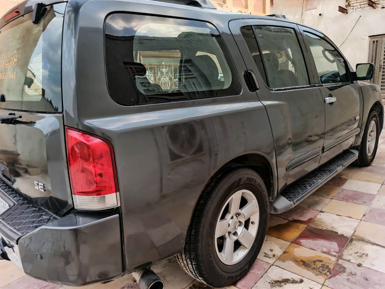 سيارة نيسان ارمادا  2007  رقم بغداد مشروع وطني  گير ومكينه خير جدد حداديه تخم تاير كهربائيات كله جديد كشنات كهرباء جنطه كهرباء وشفط فتحه سقف وشرط مكفوله من الضربه صبغ حزام اثر جراد .. سيارة حلوه  مكانه الناصريه سيد دخيل ألسعر 80 وبيها مجال 
..‏‪0775 042 8083‬‏