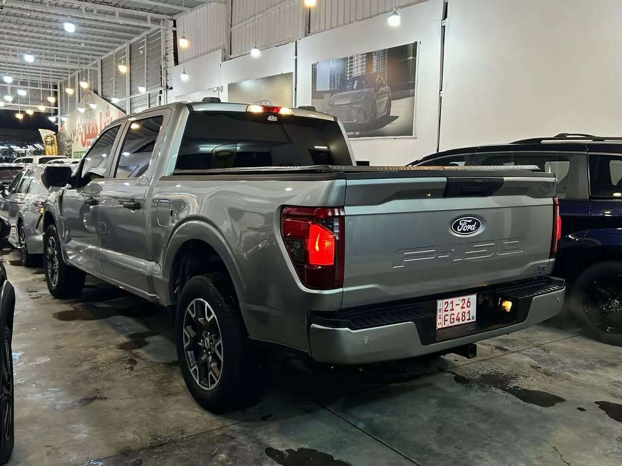 للبيع F-150 باب جبير بدي قصير مرغوب دبل اكسل✨
FORD
F-150
STX
2024
V8
5,0L
AWD
47,000 MILES

المواصفات STX 👑 ///
• داخل قماش رياضي (STX)
• محرك V8 سعة 5.0 لتر بنزين
• قوة 400 حصان
• عزم دوران 556 نيوتن متر
• قير أوتوماتيك 10 سرعات
• نظام دفع رباعي (4x4)
• وضعيات قيادة متعددة (عادي / رياضي / اقتصادي / سحب / أوف رود)
• جنوط 20 إنش رياضية
• مرايا جانبية كهربائية
• زجاج خلفي مظلل
• مصابيح أمامية LED
• إنارة نهارية
• مصابيح ضباب
• شبك أمامي أسود (STX)
• شاشة 12 إنش لمس
• نظام SYNC 4
‏• Apple CarPlay + Android Auto
• تحكم صوتي
• مثبت سرعة
• مكيف هواء
• منافذ USB + 12V
• 5-6 ركاب
• مقاعد قماش مريحة
• مقود متعدد الوظائف
• مساحة داخلية واسعة
• صندوق خلفي كبير (بيك أب)
• كاميرا خلفية
• نظام ABS
• نظام الثبات الإلكتروني (ESP)
• تحذير النقطة العمياء
• نظام المحافظة على المسار
• فرامل طوارئ أوتوماتيكية

ضرر /// جاملخ صبغ ❗️
بدون ايرباك ✅
بدون دواخل ✅
شواصي سليمة 💯

السعر/// 333 $ ورقة وبيها مجال 💵

سيارة نظيف و جاهز مابيها اي نقص ✅

پوليش وحمام جديد ✅

سيارة كاتي يترقم المحافظات شمالية ✅

مكان سيارة - كركوك🌇

📞 0770-912-5605
