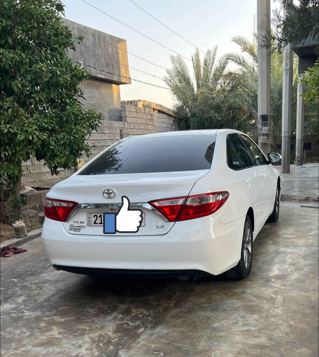 كامري 2017le
ماشية83mil
ضرر بونيد+جامرلغ 
السعر 170وبيها مجال


**إذا كنت صاحب هذا الإعلان وتريد حذفه لأي سبب، رجاءا أرسل رسالة إلى الدعم الفني**