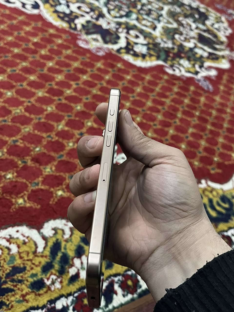 ايفون 16 برو ماكس
ذاكرة:256 بطارية:95 دبل سيم ZA بدون غراض 
بي نقطه صغيره وما تاثر جهاز حيل نظيف بعده بالضمان
السعر:1075وبي مجال بسيط
***********
***********
