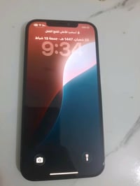 ايفون 12 بروماكس ذاكرة 128 دبل سيمكارت بطارية 85 مبدل شاشة وبطارية شرط...