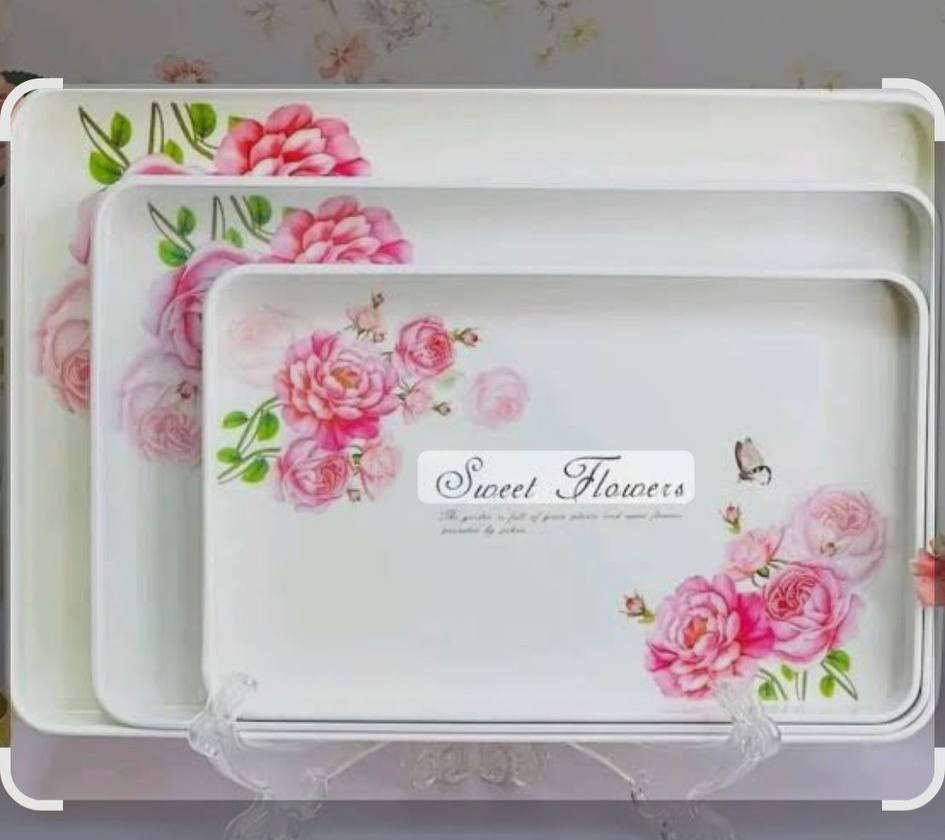 لكثرة الطلب تم التكرار 

 سيت صواني ميلامين الأصلي قوي. 
  💥💥💥
سيت 3 قطع ب 10

 الحجز خاص 
إشارة


**إذا كنت صاحب هذا الإعلان وتريد حذفه لأي سبب، رجاءا أرسل رسالة إلى الدعم الفني**